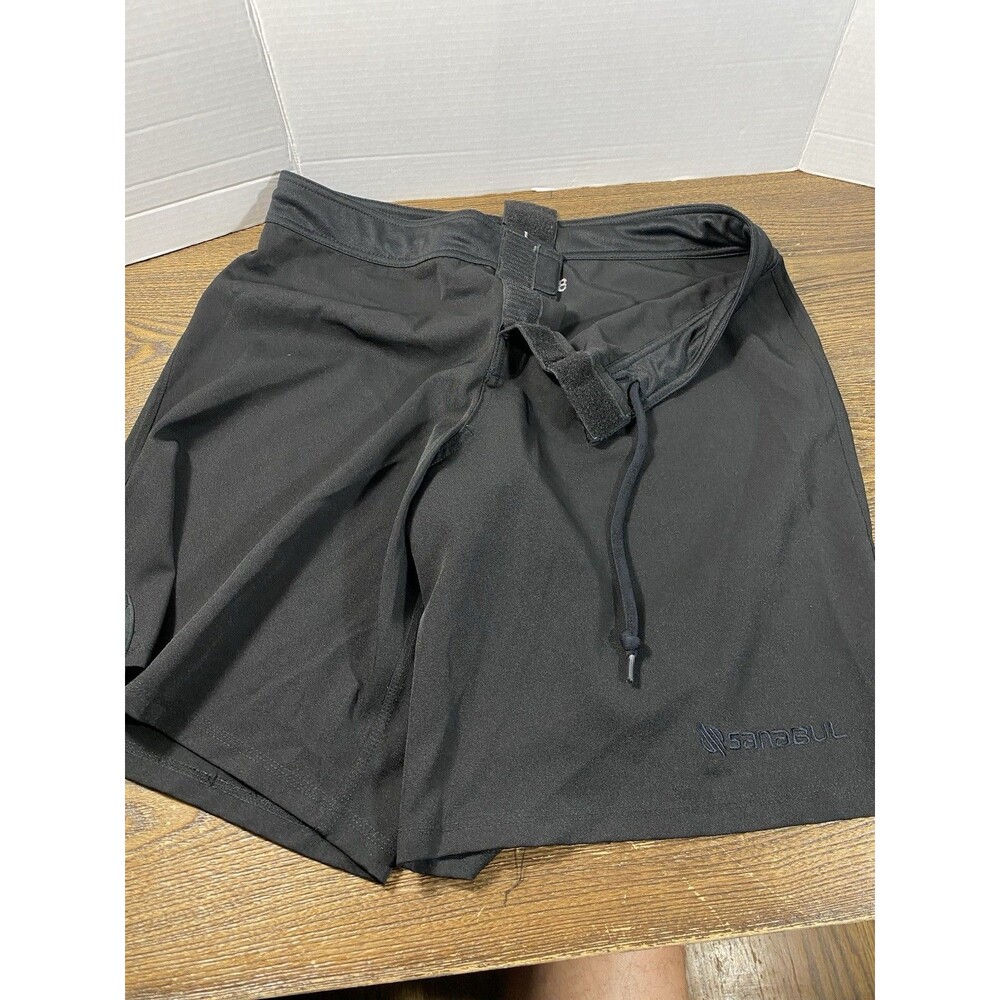Sanabul Combat Jujutsu MMA Martial Arts Fight Black Shorts Men's Size 38